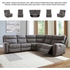 image:imageSignature Design by Ashley NextGen DuraPella Power Reclining Sofa SandGrey