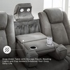 image:imageSignature Design by Ashley NextGen DuraPella Power Reclining Sofa SandGrey