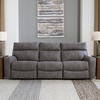 image:imageSignature Design by Ashley NextGen DuraPella Power Reclining Sofa SandGrey