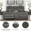 image:imageSignature Design by Ashley NextGen DuraPella Power Reclining Sofa SandGrey