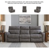image:imageSignature Design by Ashley NextGen DuraPella Power Reclining Sofa SandGrey