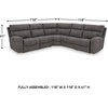 image:imageSignature Design by Ashley NextGen DuraPella Power Reclining Sofa SandGrey