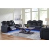 image:imageSignature Design by Ashley NextGen DuraPella Power Reclining Sofa SandNavy