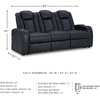 image:imageSignature Design by Ashley NextGen DuraPella Power Reclining Sofa SandNavy