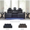 image:imageSignature Design by Ashley NextGen DuraPella Power Reclining Sofa SandNavy
