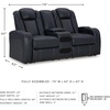 image:imageSignature Design by Ashley NextGen DuraPella Power Reclining Sofa SandNavy