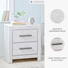 image:imageSignature Design by Ashley Nightstand 2 Drawer White CayboniWhite Planked
