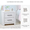 image:imageSignature Design by Ashley Nightstand 2 Drawer White CayboniWhite Planked