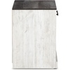image:imageSignature Design by Ashley Paxberry 1Drawer Nightstand Cubby WhitewashTwotone