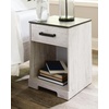 image:imageSignature Design by Ashley Paxberry 1Drawer Nightstand Cubby WhitewashTwotone