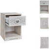 image:imageSignature Design by Ashley Paxberry 1Drawer Nightstand Cubby WhitewashWhitewash