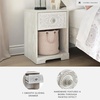 image:imageSignature Design by Ashley Paxberry 1Drawer Nightstand Cubby WhitewashWhitewash
