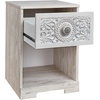 image:imageSignature Design by Ashley Paxberry 1Drawer Nightstand Cubby WhitewashWhitewash