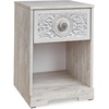 image:imageSignature Design by Ashley Paxberry 1Drawer Nightstand Cubby WhitewashWhitewash