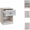 image:imageSignature Design by Ashley Paxberry 1Drawer Nightstand Cubby WhitewashWhitewash