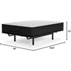 image:imageSignature Design by Ashley Plush 12 Inch Hybrid Mattress with Gel Memory Foam and Edge Support for Cool Sleep and Pressure Relief Twin FiberglassFree Bed In A BoxKing