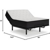 image:imageSignature Design by Ashley Plush 12 Inch Hybrid Mattress with Gel Memory Foam and Edge Support for Cool Sleep and Pressure Relief Twin FiberglassFree Bed In A BoxQueen