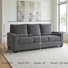 image:imageSignature Design by Ashley Rannis Queen Sleeper Sofa Pewter Pull Out CouchGrey