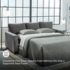 image:imageSignature Design by Ashley Rannis Queen Sleeper Sofa Pewter Pull Out CouchGrey