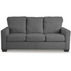 image:imageSignature Design by Ashley Rannis Queen Sleeper Sofa Pewter Pull Out CouchGrey