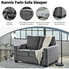 image:imageSignature Design by Ashley Rannis Queen Sleeper Sofa Pewter Pull Out CouchGrey