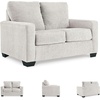 image:imageSignature Design by Ashley Rannis Queen Sleeper Sofa Pewter Pull Out CouchWhite