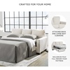 image:imageSignature Design by Ashley Rannis Queen Sleeper Sofa Pewter Pull Out CouchWhite