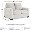image:imageSignature Design by Ashley Rannis Queen Sleeper Sofa Pewter Pull Out CouchWhite