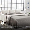 image:imageSignature Design by Ashley Rannis Queen Sleeper Sofa Pewter Pull Out CouchWhite