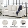 image:imageSignature Design by Ashley Rannis Queen Sleeper Sofa Pewter Pull Out CouchWhite