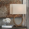 image:imageSignature Design by Ashley Table Lamp 28 Inch Gold Rectangle Shade
