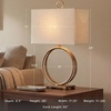image:imageSignature Design by Ashley Table Lamp 28 Inch Gold Rectangle Shade