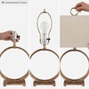 image:imageSignature Design by Ashley Table Lamp 28 Inch Gold Rectangle Shade