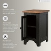 image:imageSignature Design by Ashley Valebeck Chairside End Table with StorageBlack