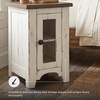 image:imageSignature Design by Ashley Valebeck Chairside End Table with StorageDark Brown  White