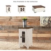 image:imageSignature Design by Ashley Valebeck Chairside End Table with StorageDark Brown  White