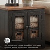 image:imageSignature Design by Ashley Wystfield End Table with Storage WhiteBrownBlackBrown