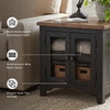 image:imageSignature Design by Ashley Wystfield End Table with Storage WhiteBrownBlackBrown