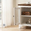 image:imageSignature Design by Ashley Wystfield End Table with Storage WhiteBrownDark Brown  White