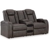 image:imageSignature Design by Ashley NextGen DuraPella Power Reclining Sofa SandDark Gray