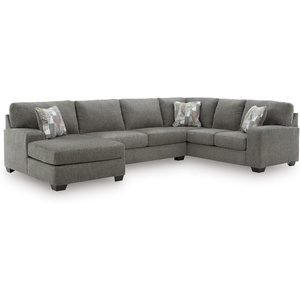 image:imageSignature Design by Ashley 3Piece Sleeper Sectional Double Chaise3Piece Sectional with Chaise
