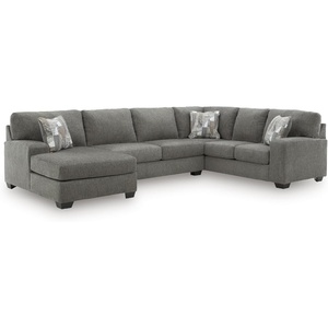 image:imageSignature Design by Ashley 3Piece Sleeper Sectional Double Chaise3Piece Sleeper Sectional with Chaise