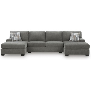 image:imageSignature Design by Ashley 3Piece Sleeper Sectional Double Chaise3Piece Sleeper Sectional with Double Chaise