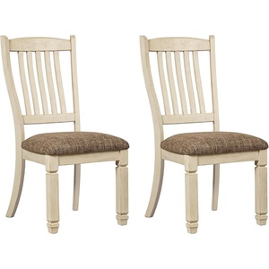 image:imageSignature Design by Ashley Berringer Wood Dining Chairs Set of 2 BrownWhite
