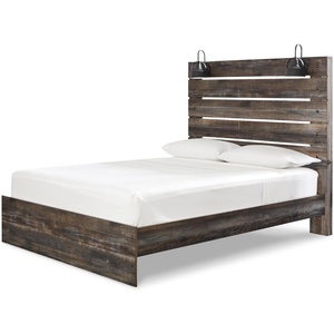image:imageSignature Design by Ashley Drystan Rustic 2 Drawer Nightstand USBCBrown