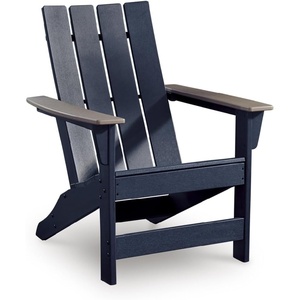image:imageSignature Design by Ashley Karson City HDPE Adirondack Chair GreenDark Navy
