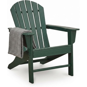 image:imageSignature Design by Ashley Karson City HDPE Adirondack Chair GreenGreen