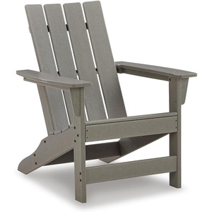 image:imageSignature Design by Ashley Karson City HDPE Adirondack Chair GreenGrey