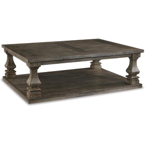 image:imageSignature Design by Ashley Large Farmhouse Coffee Table Weathered GrayTable