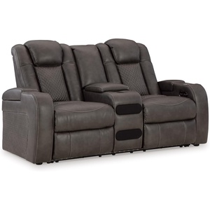 image:imageSignature Design by Ashley NextGen DuraPella Power Reclining Sofa SandDark Gray